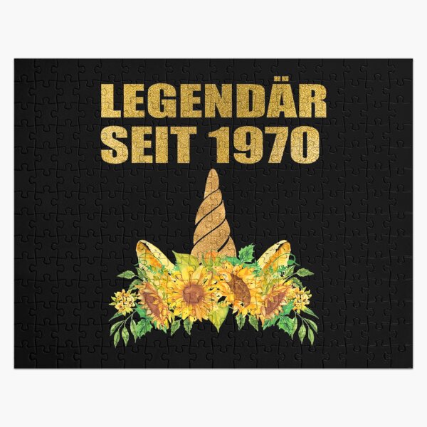 Artikel-Vorschau von Legendär Seit 1970 Sonnenblume Einhorn 51 Geburtstagskind , designt und verkauft von mchargue12.