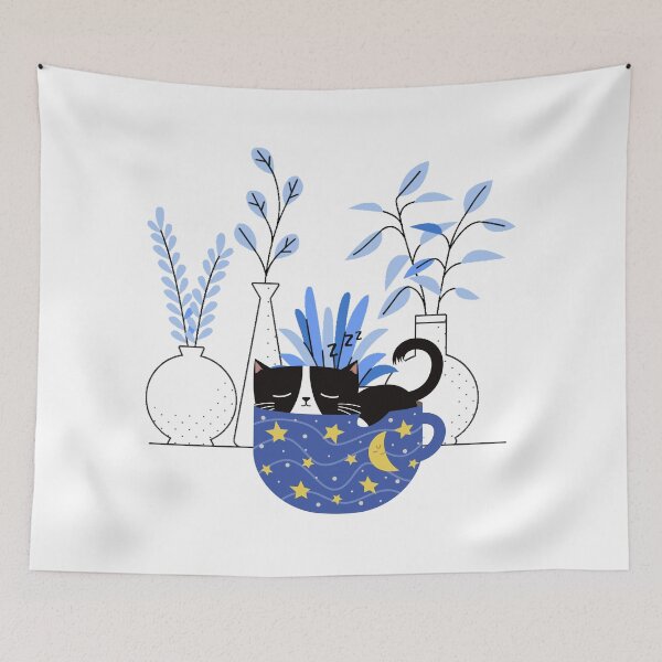 Item preview, Black Cat in Soup Cup designed and sold by silviaol.