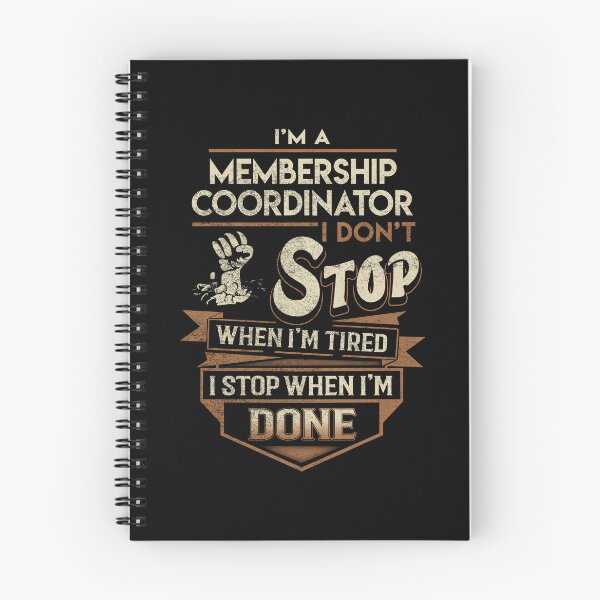 Item preview, Membership Coordinator T Shirt - I Stop When Done Job Gift Item Tee designed and sold by natalinedk.