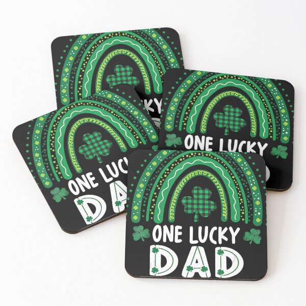 Item preview, One Lucky Dad Shamrock St Patrick's Day Rainbow Irish designed and sold by JasonButki.