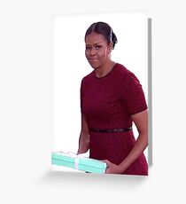 Michelle and the gift Greeting Card