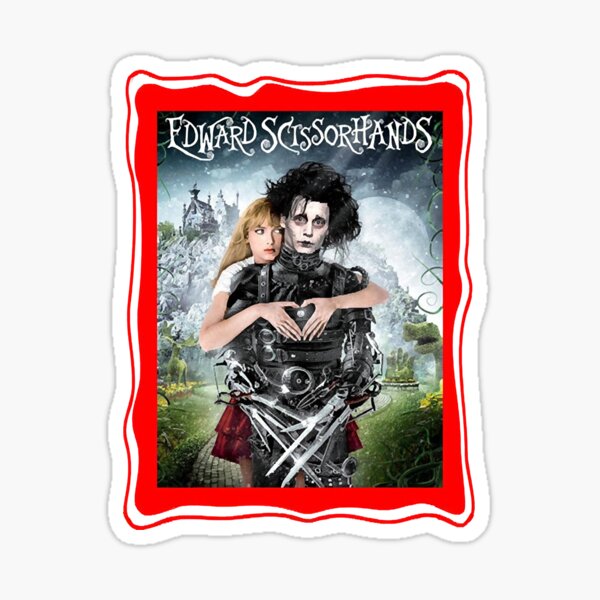 Edward Scissorhands Sticker For Sale By Monjoconto Redbubble 6529