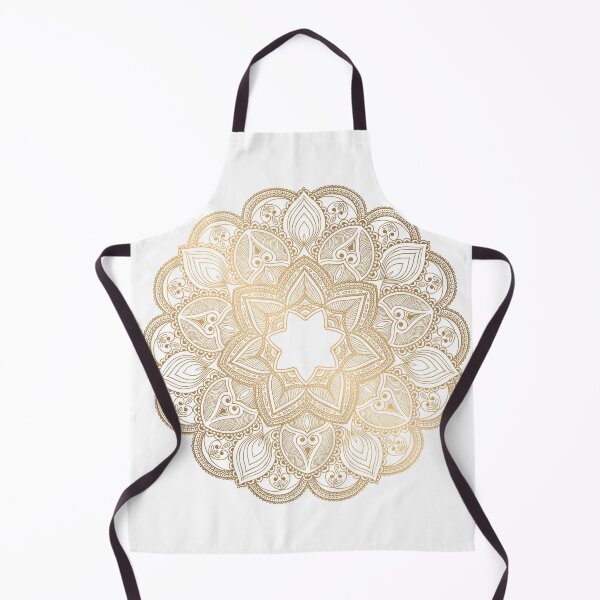 Item preview, Shiny Gold Mandala Illustration With White Shimmer designed and sold by Vic Torys ☆.