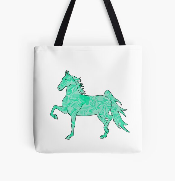 Aperçu de l'œuvre Swirly Saddlebred Trotteur Menthe créée et vendue par theaadesigns.
