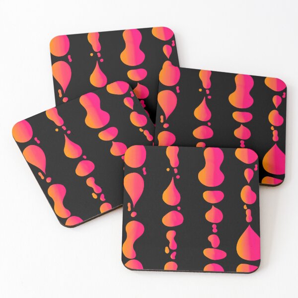 Item preview, Orange and Pink Lava Lamp Pattern  designed and sold by ghost-cookies.