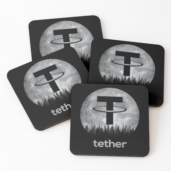 Item preview, Vintage Tether USDT Coin To The Moon Trading Crypto Token Blockchain Wallet designed and sold by EarlineCormier.