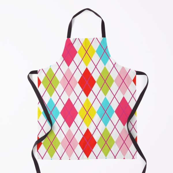 Item preview, Argyle Retro Vintage Print Red Teal Lime Yellow Pink Punk Girly designed and sold by Shayna Westfall.