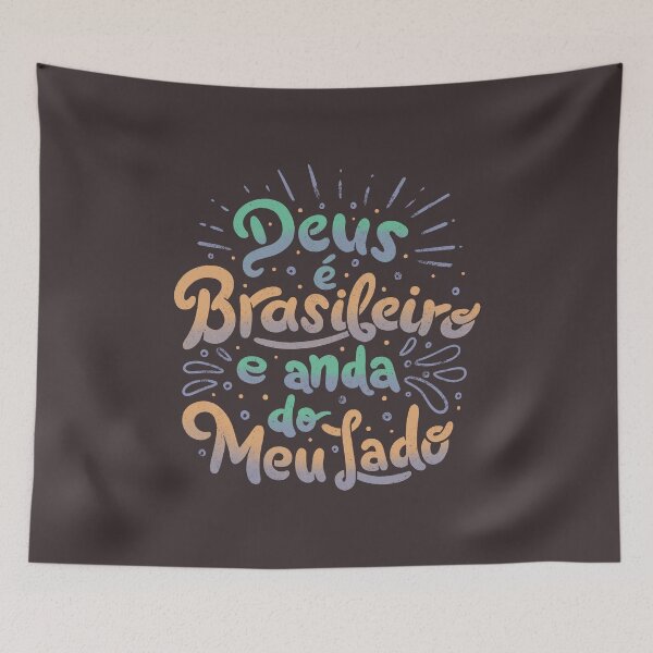 Item preview, Deus é brasileiro e anda do meu lado by Tobe Fonseca designed and sold by Tobe Fonseca®.