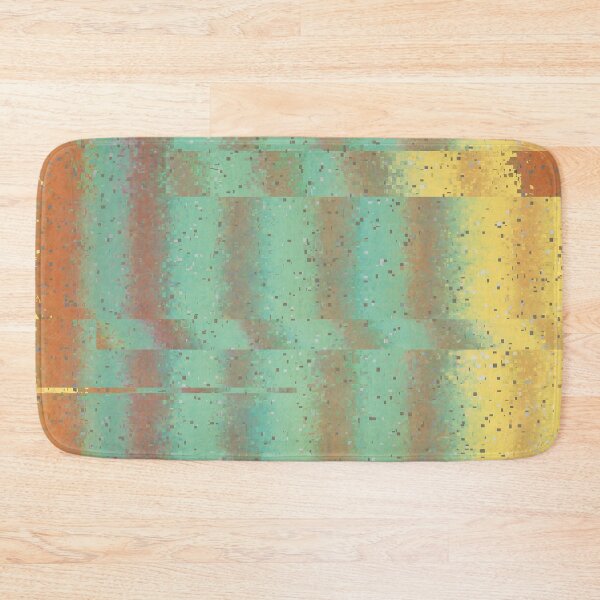 Item preview, Trippy Glitched Retro Striped Pattern designed and sold by JadedLilacsArt.