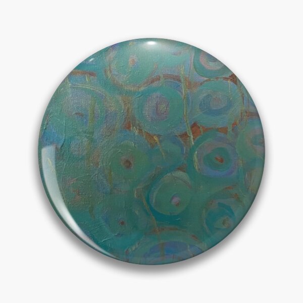 Item preview, Teal poppies designed and sold by Robin Greenberg.