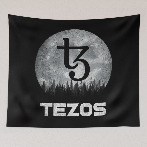 Item preview, Vintage Tezos XTZ Coin To The Moon Trading Crypto Token Blockchain Wallet designed and sold by EarlineCormier.