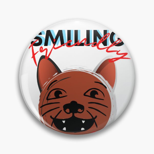 Item preview, smiling friendly cat, smiling friends, smiling friends cat designed and sold by BeatyinChaos.