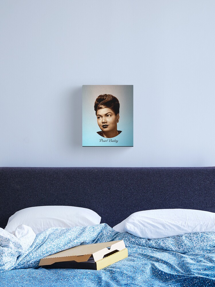 Thumbnail 2 of 3, Canvas Print, Pearl Bailey Famous Black Singer and Actress - Advocate for the Poor designed and sold by MugsAndDuds.