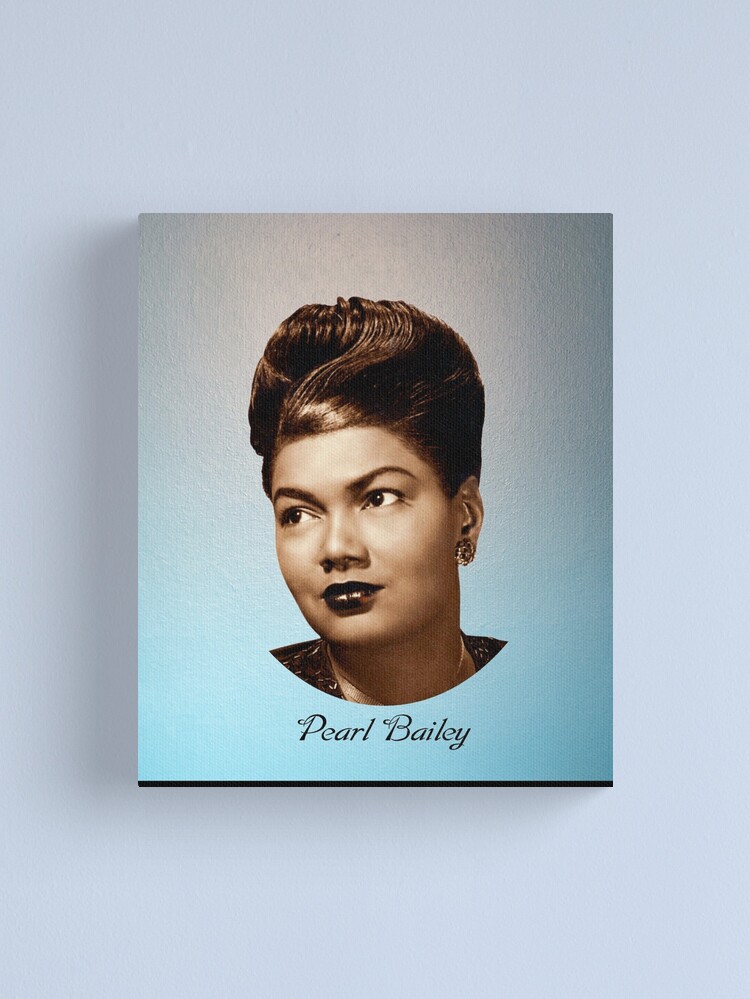 Thumbnail 1 of 3, Canvas Print, Pearl Bailey Famous Black Singer and Actress - Advocate for the Poor designed and sold by MugsAndDuds.