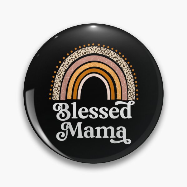 Item preview, Matching Blessed Mama Funny Messy Bun Graphic  designed and sold by mchargue12.
