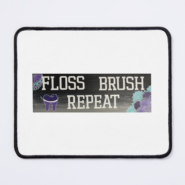 Item preview, Floss Brush Repeat designed and sold by DentistArt2022.
