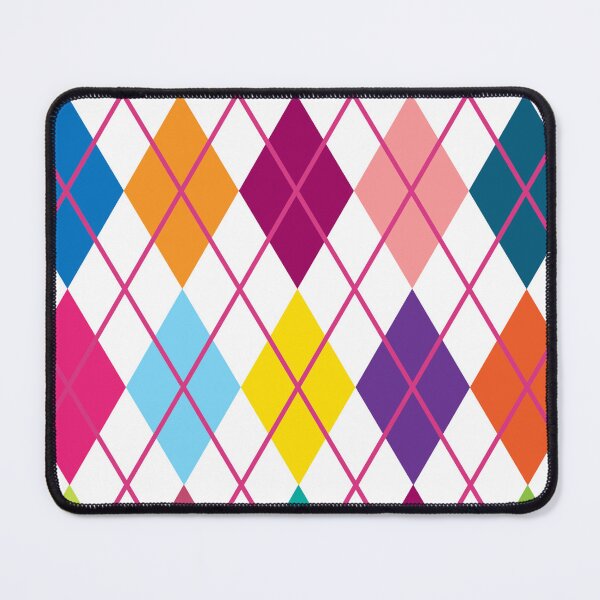 Item preview, Argyle Retro Vintage Print Red Blue Green Pink Punk Girly designed and sold by Shayna Westfall.