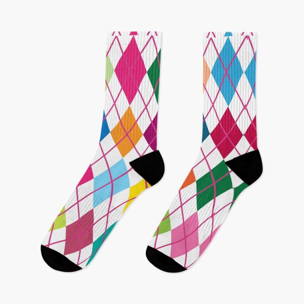 Item preview, Argyle Retro Vintage Print Red Blue Green Pink Punk Girly designed and sold by Shayna Westfall.