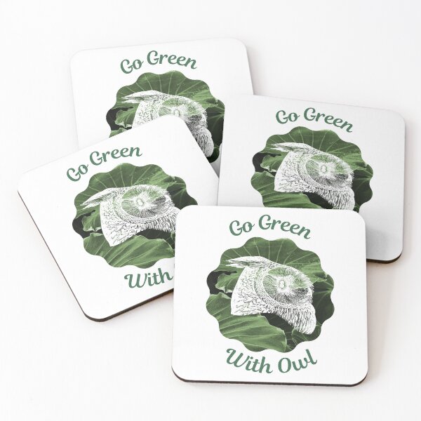 Item preview, Go Green With Owl designed and sold by kucingmaikan.