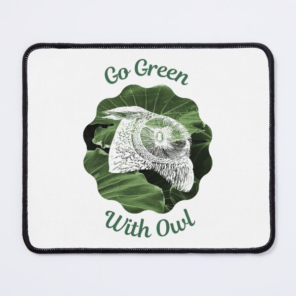 Item preview, Go Green With Owl designed and sold by kucingmaikan.