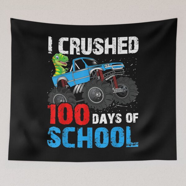 Item preview, I Crushed 100 Day Of School T Rex Happy Teacher Kids  designed and sold by mchargue12.
