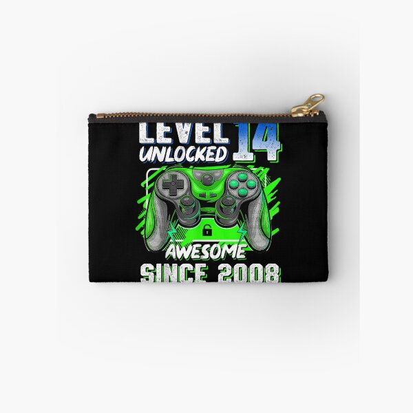 Item preview, 14 Yrs Old Gift Boy Level 14 Unlocked Awesome 2008 Birthday  designed and sold by mchargue12.