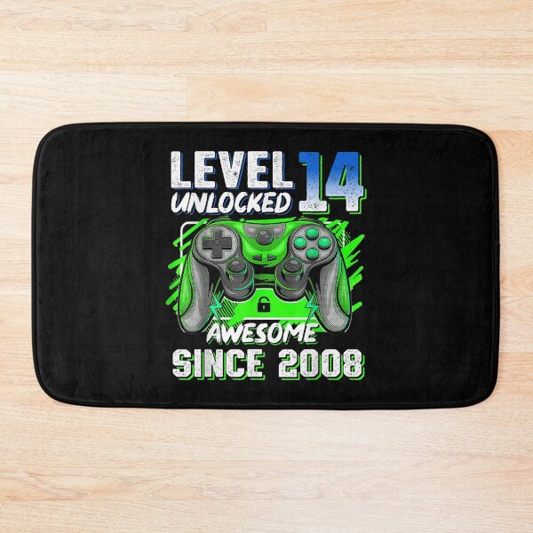 Item preview, 14 Yrs Old Gift Boy Level 14 Unlocked Awesome 2008 Birthday  designed and sold by mchargue12.