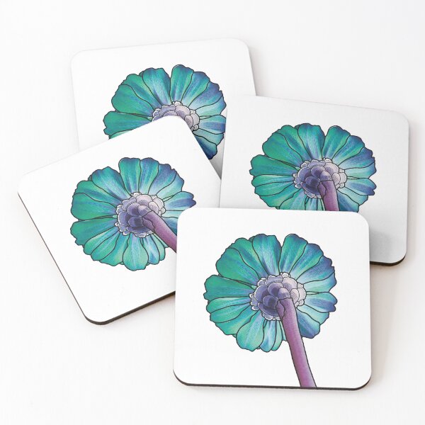 Item preview, Pretty Blue Raspberries Flower Petals , Digitally Manipulated Blue and Purple Floral Photograph designed and sold by cherdoodles.
