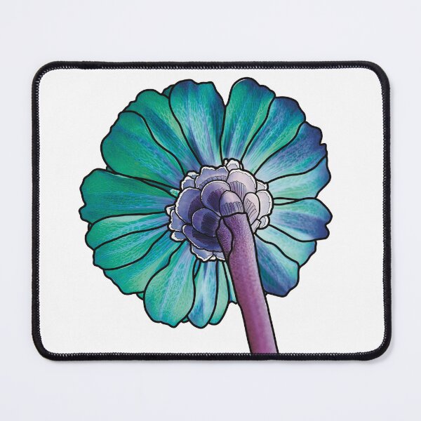 Item preview, Pretty Blue Raspberries Flower Petals , Digitally Manipulated Blue and Purple Floral Photograph designed and sold by cherdoodles.