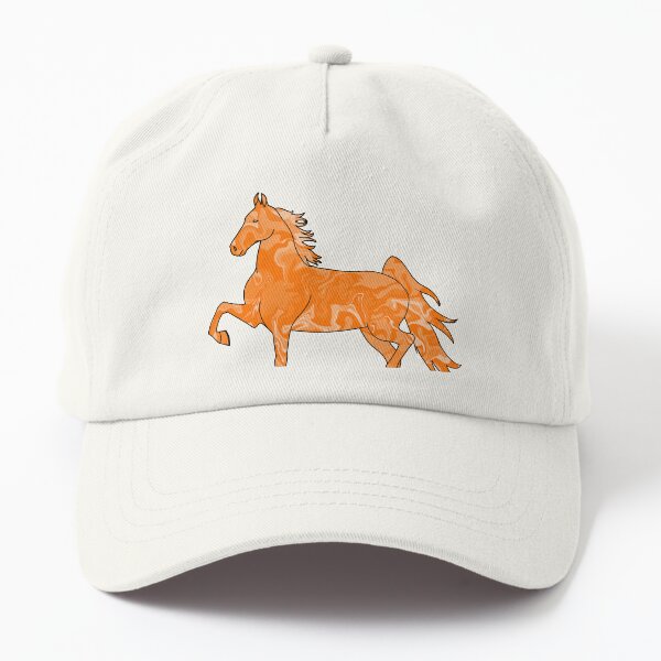 Aperçu de l'œuvre Swirly Saddlebred Trotteur Orange créée et vendue par theaadesigns.