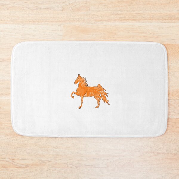 Item preview, Swirly Saddlebred Trotting Horse Orange designed and sold by theaadesigns.