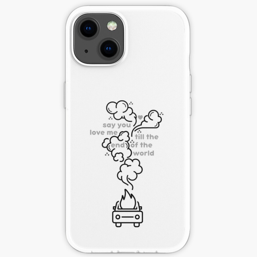0x1 Lovesong Lyrics Txt Iphone Case By Gageef Redbubble
