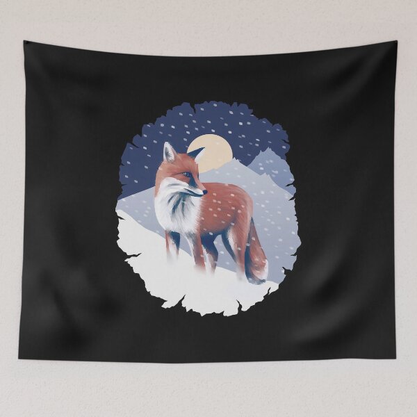 Item preview, Fox in the Snow designed and sold by GeorgeLeeson.