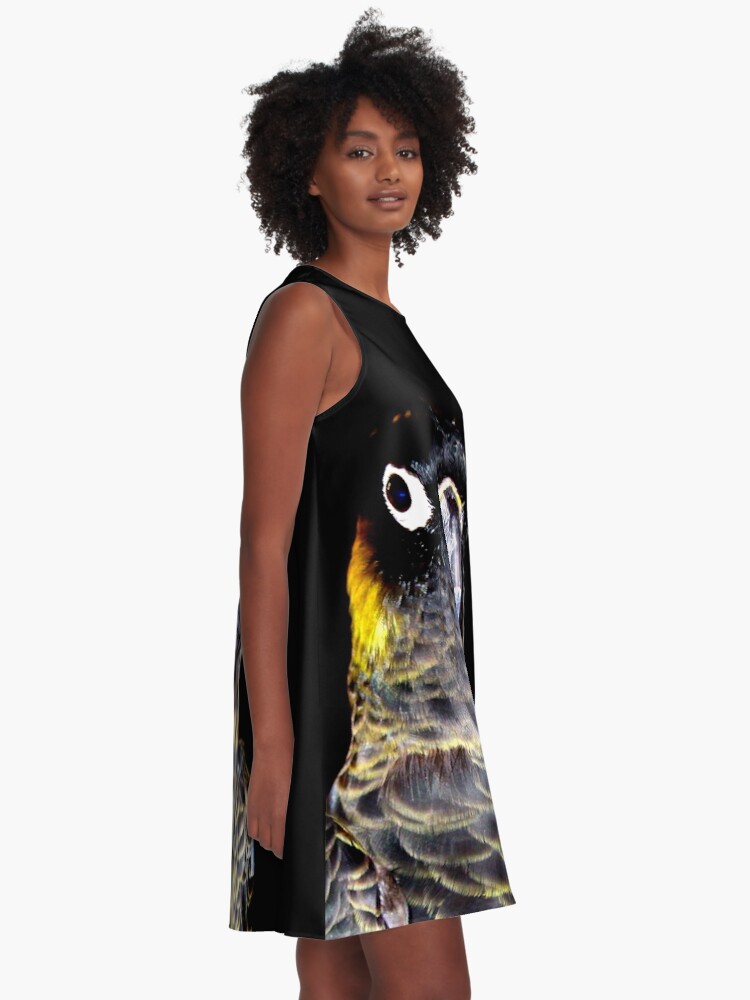 Alternate view of Black Cockatoo A-Line Dress