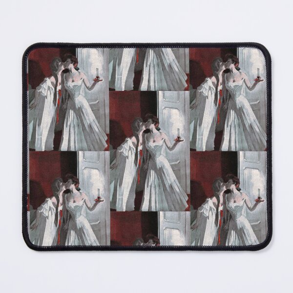 Item preview, Lesbian Lovers Kiss Goodnight | The Night Before the Wedding | Lesbian Vintage Art designed and sold by ashleykc9.