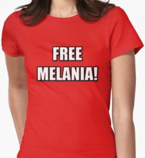 FREE MELANIA Women's Fitted T-Shirt