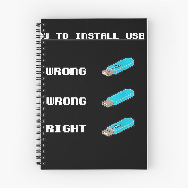 Item preview, How to Install USB funny PC Computer tech IT tee designed and sold by kaocartrel.