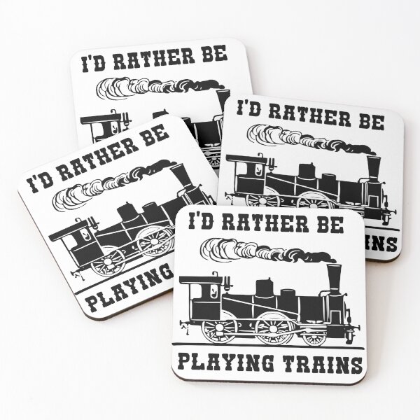 Item preview, Rather Be Playing Trains Model Steam Engine Locomotive designed and sold by TheTrainRoom.