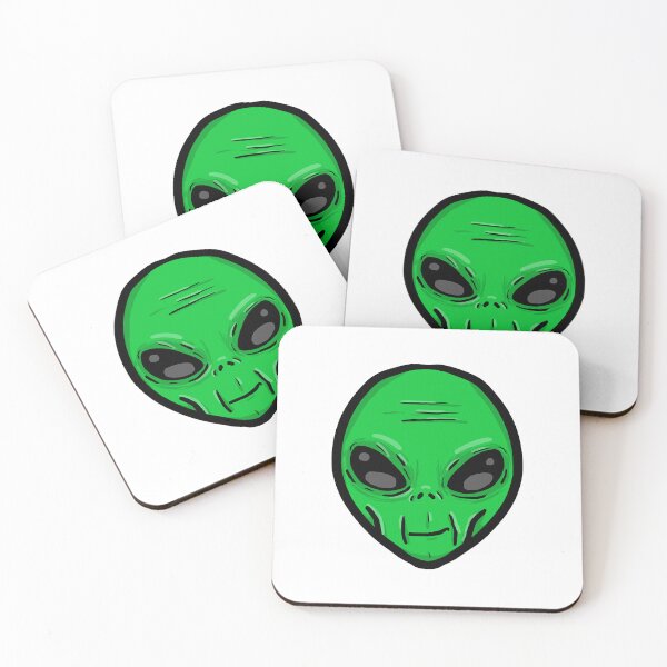 Item preview, The head of the Green Alien  designed and sold by mdbau.