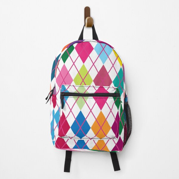 Item preview, Argyle Retro Vintage Print Red Blue Green Pink Punk Girly designed and sold by Shayna Westfall.