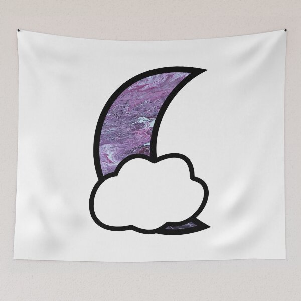 Item preview, Purple Moon, Marbled designed and sold by BuzzySpaceBee.