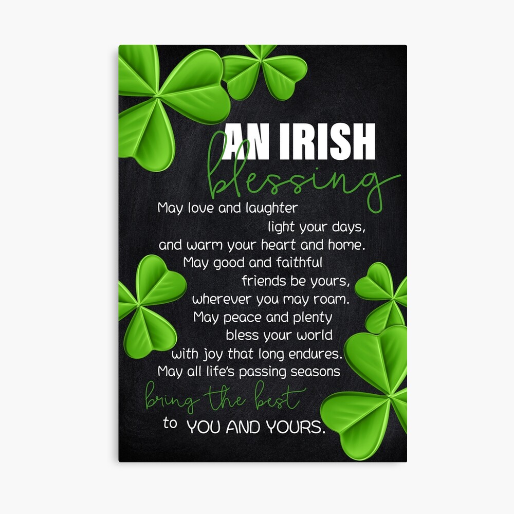 Irish Shamrock Photo Mat With Frame - Frame Your 4x6 Pictures or