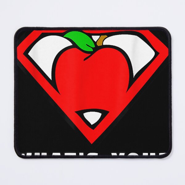 Item preview, I Teach What's Your Superpower Superhero Teacher Apple designed and sold by newellfa.