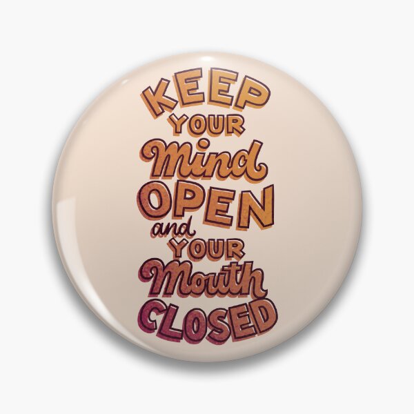 Item preview, Mind Open Mouth Closed designed and sold by polliadesign.