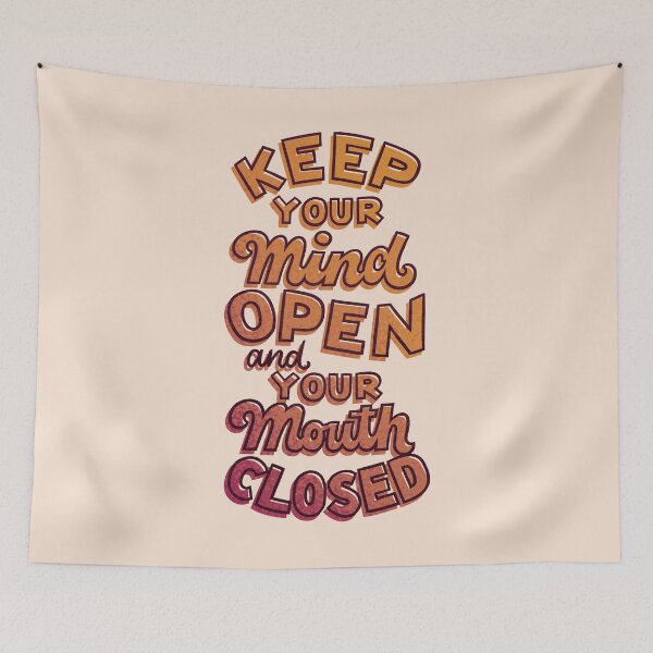 Item preview, Mind Open Mouth Closed designed and sold by polliadesign.