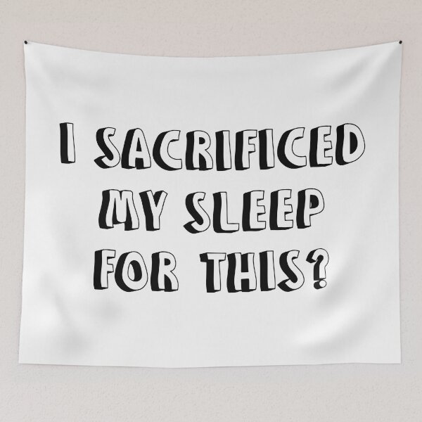 Item preview, I Sacrificed My Sleep For This Funny Sleep Lover Humor designed and sold by allysmar.