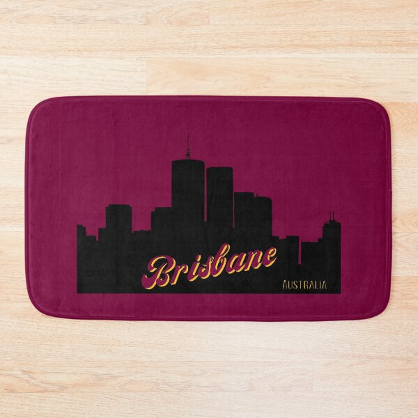 Item preview, Brisbane Australia skyline outline designed and sold by 1DaisyChainLane.