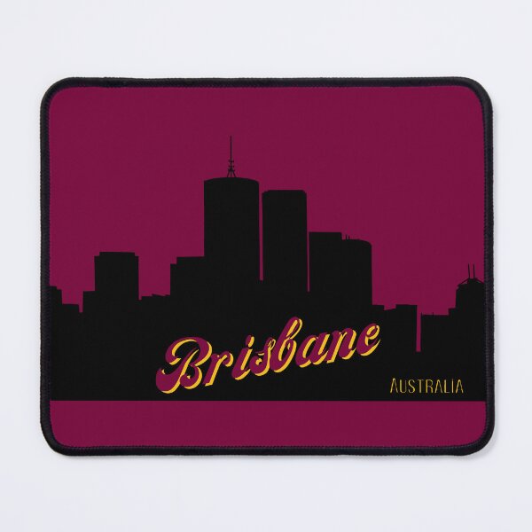 Item preview, Brisbane Australia skyline outline designed and sold by 1DaisyChainLane.
