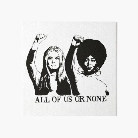 ALL OF US OR NONE Art Board Print