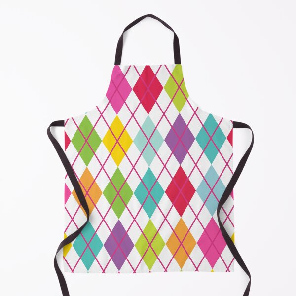 Item preview, Argyle Retro Vintage Print Purple Teal Lime Yellow Pink Punk Girly designed and sold by Shayna Westfall.